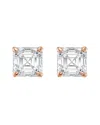 Diana M Lab Grown Diamonds Diana M. 14k Rose Gold 12.00 Ct. Tw. Lab-grown Diamond Earrings