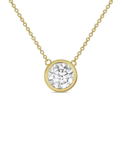 Diana M Lab Grown Diamonds Diana M. 14k 9.00 Ct. Tw. Lab-grown Diamond Pendant Necklace In Pattern