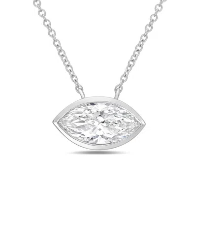 Diana M Lab Grown Diamonds Diana M. 14k 9.00 Ct. Tw. Lab-grown Diamond Pendant Necklace In Purple