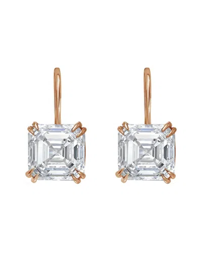 DIANA M LAB GROWN DIAMONDS DIANA M. 14K ROSE GOLD 10.00 CT. TW. LAB-GROWN DIAMOND DROPS EARRINGS