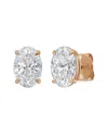 Diana M Lab Grown Diamonds Diana M. 14k Rose Gold 12.00 Ct. Tw. Lab-grown Diamond Earrings