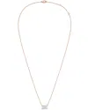 Diana M Lab Grown Diamonds Diana M. 14k Rose Gold 4.00 Ct. Tw. Lab-grown Diamond Pendant Necklace