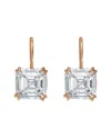 Diana M Lab Grown Diamonds Diana M. 14k Rose Gold 6.00 Ct. Tw. Lab-grown Diamond Hanging Earrings