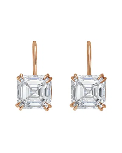 DIANA M LAB GROWN DIAMONDS DIANA M. 14K ROSE GOLD 4.00 CT. TW. LAB-GROWN DIAMOND DROPS EARRINGS