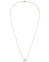 Diana M Lab Grown Diamonds Diana M. 14k Rose Gold 4.00 Ct. Tw. Lab-grown Diamond Pendant Necklace