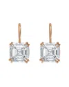 Diana M Lab Grown Diamonds Diana M. 14k Rose Gold 6.00 Ct. Tw. Lab-grown Diamond Hanging Earrings