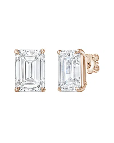 Diana M Lab Grown Diamonds Diana M. 14k Rose Gold 6.00 Ct. Tw. Lab-grown Diamond Earrings