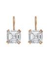 Diana M Lab Grown Diamonds Diana M. 14k Rose Gold 6.00 Ct. Tw. Lab-grown Diamond Hanging Earrings