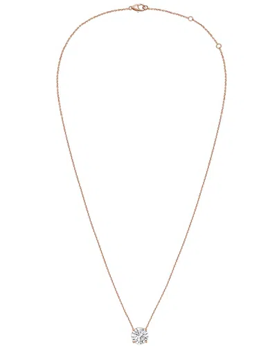 DIANA M LAB GROWN DIAMONDS DIANA M. 14K ROSE GOLD 6.00 CT. TW. LAB-GROWN DIAMOND PENDANT NECKLACE