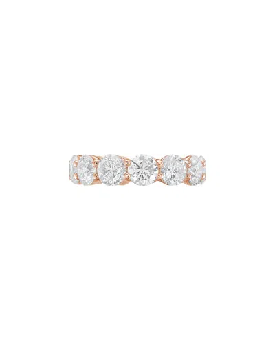 Diana M Lab Grown Diamonds Diana M. 14k Rose Gold 6.00 Ct. Tw. Lab-grown Diamond Ring In Multi