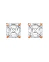 Diana M Lab Grown Diamonds Diana M. 14k Rose Gold 12.00 Ct. Tw. Lab-grown Diamond Earrings