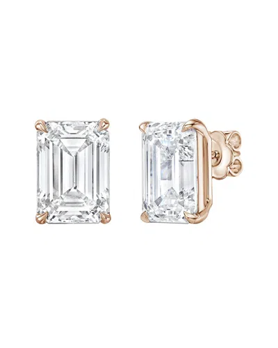 Diana M Lab Grown Diamonds Diana M. 14k Rose Gold 8.00 Ct. Tw. Lab-grown Diamond Earrings