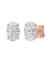 Diana M Lab Grown Diamonds Diana M. 14k Rose Gold 8.00 Ct. Tw. Lab-grown Diamond Earrings