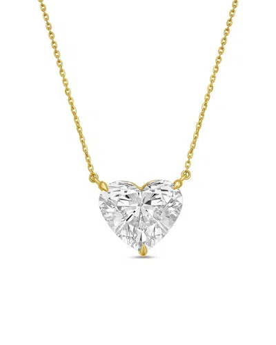 Diana M Lab Grown Diamonds Diana M. 18k 10.00 Ct. Tw. Lab-grown Diamond Necklace In Gold