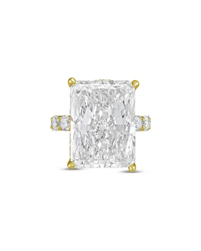 Diana M Lab Grown Diamonds Diana M. 18k 12.50 Ct. Tw. Lab-grown Diamond Pave Ring In Multi