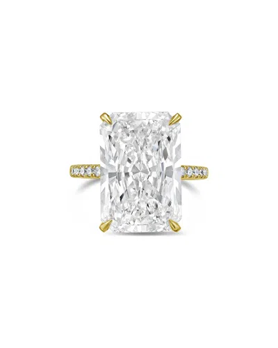 Diana M Lab Grown Diamonds Diana M. 18k 13.00 Ct. Tw. Lab-grown Diamond Ring In Yellow