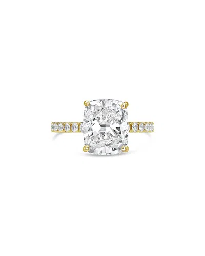 Diana M Lab Grown Diamonds Diana M. 18k 3.50 Ct. Tw. Lab-grown Diamond Ring In Yellow