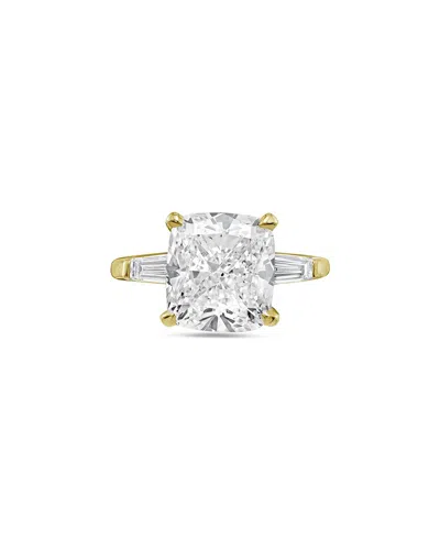 Diana M Lab Grown Diamonds Diana M. 18k 4.50 Ct. Tw. Lab-grown Diamond Ring In Silver