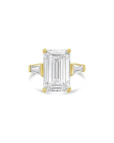 Diana M Lab Grown Diamonds Diana M. 18k 5.00 Ct. Tw. Three-stone Ring In Silver