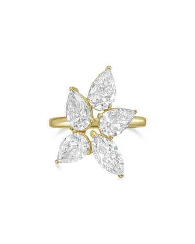 Diana M Lab Grown Diamonds Diana M. 18k 6.00 Ct. Tw. Lab-grown Diamond Fashion Ring In Gold