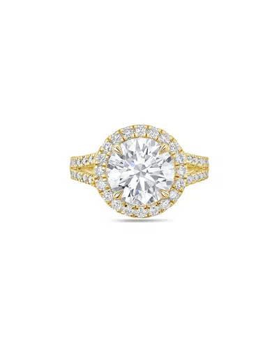 Diana M Lab Grown Diamonds Diana M. 18k 6.25 Ct. Tw. Lab-grown Diamond Ring In Gold