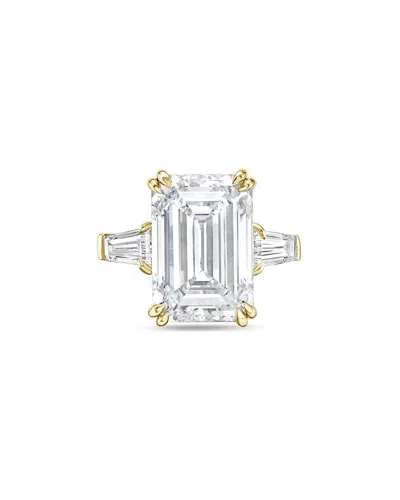Diana M Lab Grown Diamonds Diana M. 18k 8.70 Ct. Tw. Lab-grown Diamond Ring In Multi