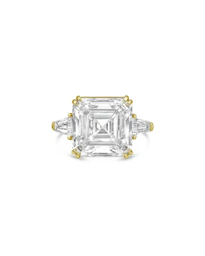 Diana M Lab Grown Diamonds Diana M. 18k 8.70 Ct. Tw. Lab-grown Diamond Ring In Silver