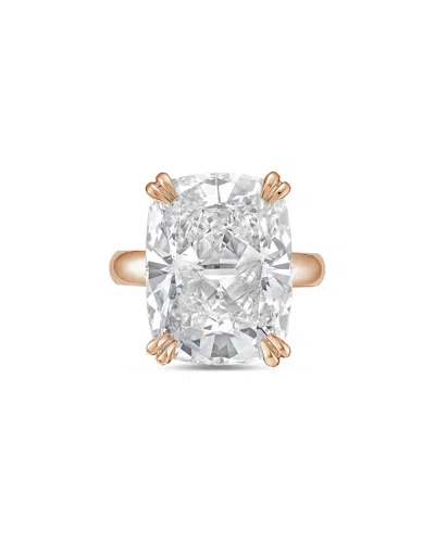 Diana M Lab Grown Diamonds Diana M. 18k Rose Gold 8.00 Ct. Tw. Lab-grown Diamond Solitaire Ring