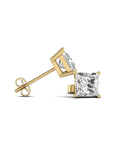 Diana M Lab Grown Diamonds Diana M. Fine Jewelry 14k 0.50 Ct. Tw. Lab Grown Diamond Studs In Gold