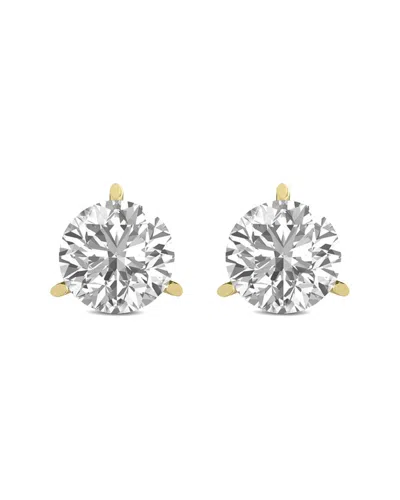 Diana M Lab Grown Diamonds Diana M. Fine Jewelry 14k 0.50 Ct. Tw. Lab Grown Diamond Studs In Gold