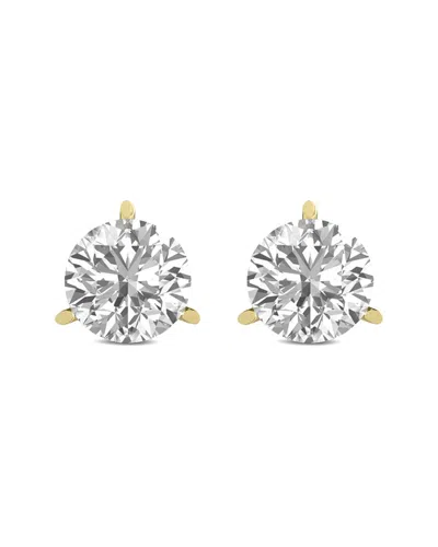 Diana M Lab Grown Diamonds Diana M. Fine Jewelry 14k 0.75 Ct. Tw. Lab Grown Diamond Studs In Gold