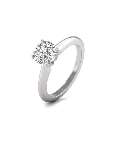 Diana M Lab Grown Diamonds Diana M. Fine Jewelry 14k 1.00 Ct. Tw. Lab Grown Diamond Solitaire Ring In Metallic