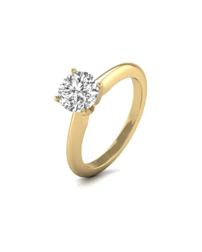 Diana M Lab Grown Diamonds Diana M. Fine Jewelry 14k 1.00 Ct. Tw. Lab Grown Diamond Solitaire Ring In Gold