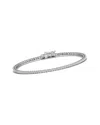 Diana M Lab Grown Diamonds Diana M. Fine Jewelry 14k 1.00 Ct. Tw. Lab Grown Diamond Tennis Bracelet
