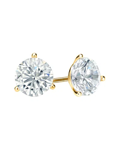 Diana M Lab Grown Diamonds Diana M. Fine Jewelry 14k 10.00 Ct. Tw. Lab-grown Diamond Studs In Gold