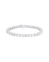 Diana M Lab Grown Diamonds Diana M. Fine Jewelry 14k 10.00 Ct. Tw. Lab Grown Diamond Tennis Bracelet