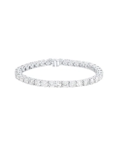 Diana M Lab Grown Diamonds Diana M. Fine Jewelry 14k 10.00 Ct. Tw. Lab Grown Diamond Tennis Bracelet In Green