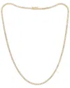 Diana M Lab Grown Diamonds Diana M. Fine Jewelry 14k 10.00 Ct. Tw. Lab Grown Diamond Tennis Necklace