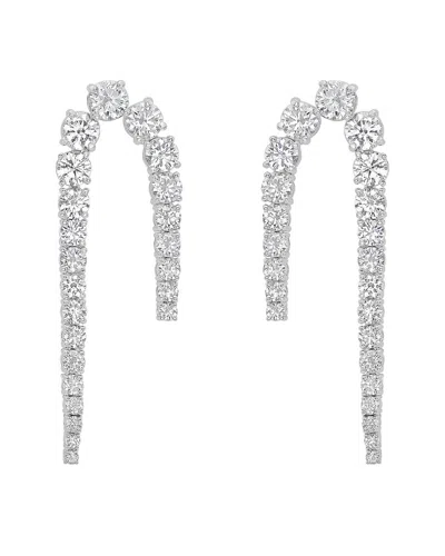 DIANA M LAB GROWN DIAMONDS DIANA M. FINE JEWELRY 14K 12.59 CT. TW. LAB-GROWN DIAMOND DROP EARRINGS