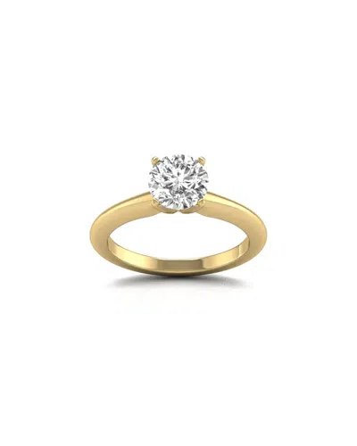 Diana M Lab Grown Diamonds Diana M. Fine Jewelry 14k 1.50 Ct. Tw. Lab Grown Diamond Solitaire Ring In Gold