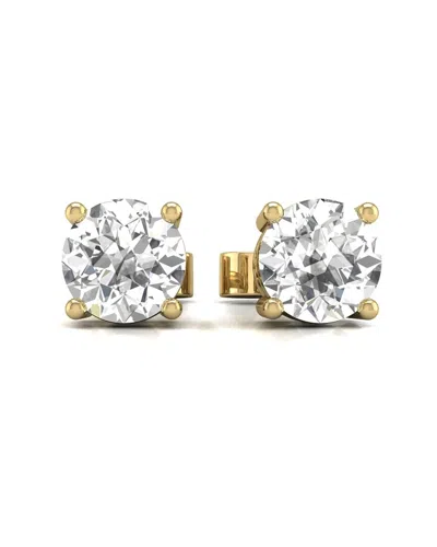 Diana M Lab Grown Diamonds Diana M. Fine Jewelry 14k 1.50 Ct. Tw. Lab Grown Diamond Studs In Gold
