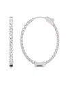 Diana M Lab Grown Diamonds Diana M. Fine Jewelry 14k 2.00 Ct. Tw. Lab Grown Diamond Hoops