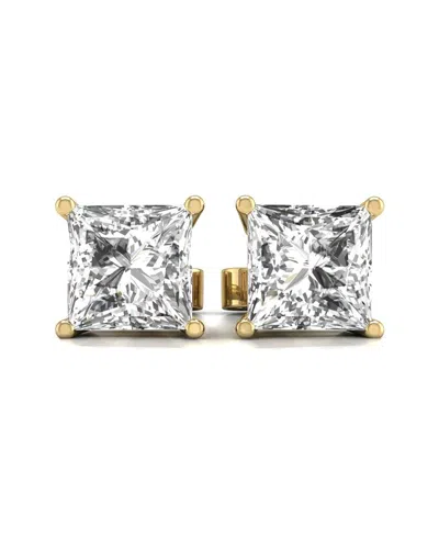 Diana M Lab Grown Diamonds Diana M. Fine Jewelry 14k 2.00 Ct. Tw. Lab Grown Diamond Studs In Gold