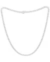 Diana M Lab Grown Diamonds Diana M. Fine Jewelry 14k 25.00 Ct. Tw. Lab Grown Diamond Tennis Necklace