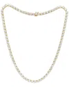 Diana M Lab Grown Diamonds Diana M. Fine Jewelry 14k 30.00 Ct. Tw. Lab Grown Diamond Tennis Necklace