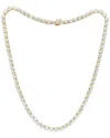 Diana M Lab Grown Diamonds Diana M. Fine Jewelry 14k 30.00 Ct. Tw. Lab Grown Diamond Tennis Necklace