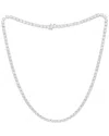 Diana M Lab Grown Diamonds Diana M. Fine Jewelry 14k 25.00 Ct. Tw. Lab Grown Diamond Tennis Necklace