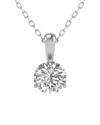 DIANA M LAB GROWN DIAMONDS DIANA M. FINE JEWELRY 14K 3.00 CT. TW. LAB GROWN DIAMOND SOLITAIRE PENDANT