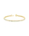 Diana M Lab Grown Diamonds Diana M. Fine Jewelry 14k 4.00 Ct. Tw. Lab Grown Diamond Tennis Bracelet