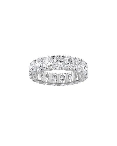 Diana M Lab Grown Diamonds Diana M. Fine Jewelry 14k 3.63 Ct. Tw. Lab Grown Diamond Eternity Ring In Metallic